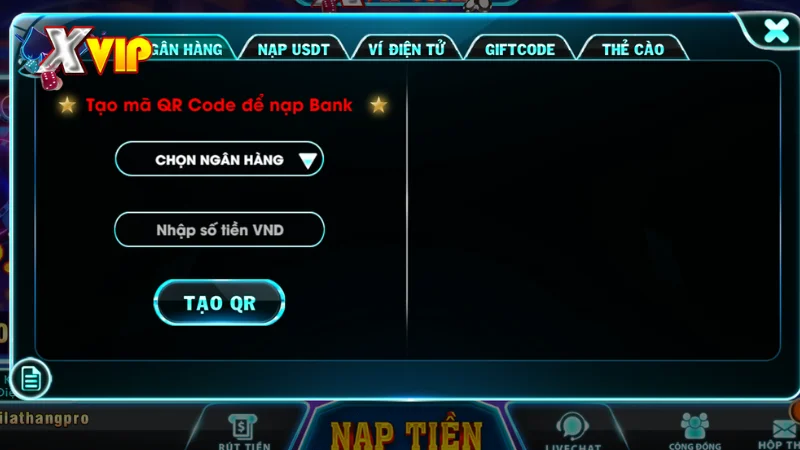 Nạp tiền vào ví game siêu tiện lợi dành cho người chơi